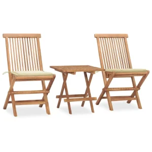 vidaXL Outdoor Dining Set Teak Compact Foldable