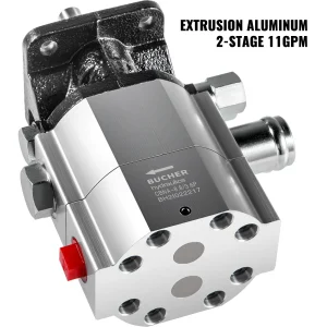 Vevor 2-stage Log Splitter Hydraulic Gear Pump Kit 11gpm 4hole 1"crankshaft