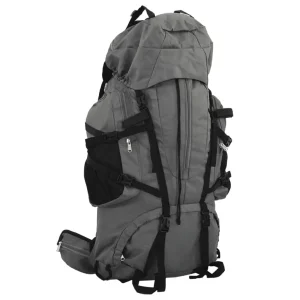 vidaXL Hiking Backpack Grey