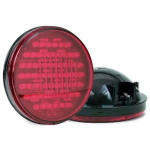 Red 4in LED Sealed Stop Tail Turn Light Brake Stop Turn Tail Marker